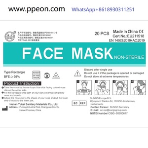 Type IIR Medical Surgical Face Mask EN14683 CE/FDA